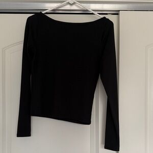 Hollister Classic Black Long Sleeve Tee